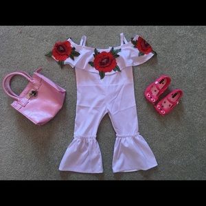 Off shoulder jumpsuit